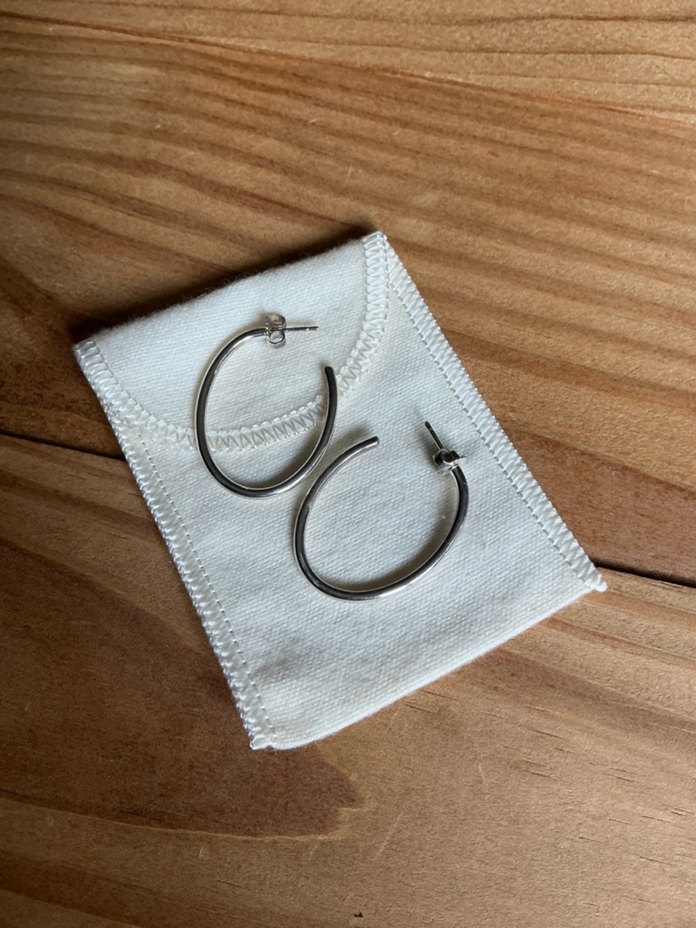 James Avery Polished Silver Hoop Earrings
